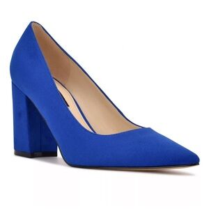 Like-New Nine West Cara Women’s Block Heel Pumps